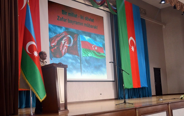 Hərbi İnstitutda qardaş Türkiyənin Zəfər Bayramı qeyd olunub - FOTO/VİDEO