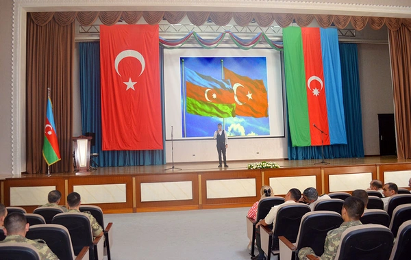 Hərbi İnstitutda qardaş Türkiyənin Zəfər Bayramı qeyd olunub - FOTO/VİDEO