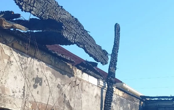 Ağdaşda yanğın törədən şəxs saxlanılıb - FOTO