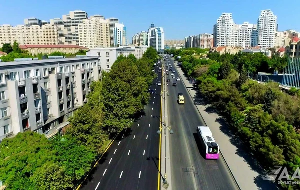 Bakının Tbilisi prospektinin bir hissəsində təmir yekunlaşıb