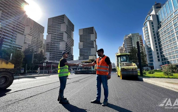 Bakının Tbilisi prospektinin bir hissəsində təmir yekunlaşıb