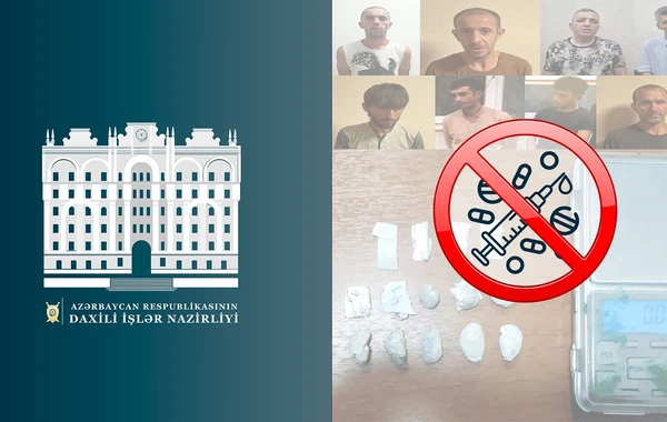 Narkotikin qanunsuz dövriyyəsi ilə məşğul olan 8 nəfər saxlanılıb - FOTO