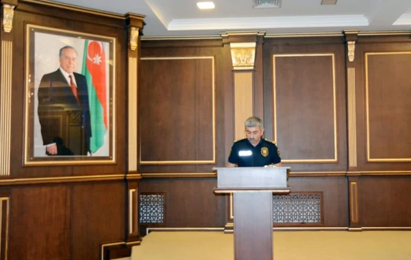 Bakı şəhər Baş Polis İdarəsində uşaqlarla bağlı tədbir keçirilib - FOTO