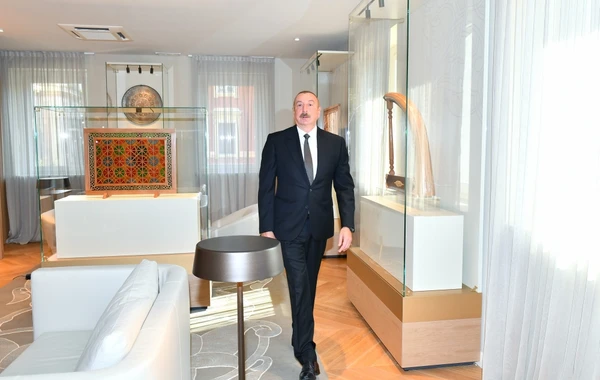 Prezident Azərbaycanın İtaliyadakı səfirliyinin yeni binasının açılışında iştirak edib - FOTO