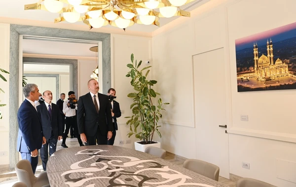 Prezident Azərbaycanın İtaliyadakı səfirliyinin yeni binasının açılışında iştirak edib - FOTO