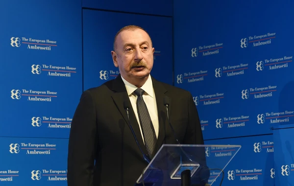 Президент Ильхам Алиев выступил на форуме в Италии - ФОТО/ВИДЕО