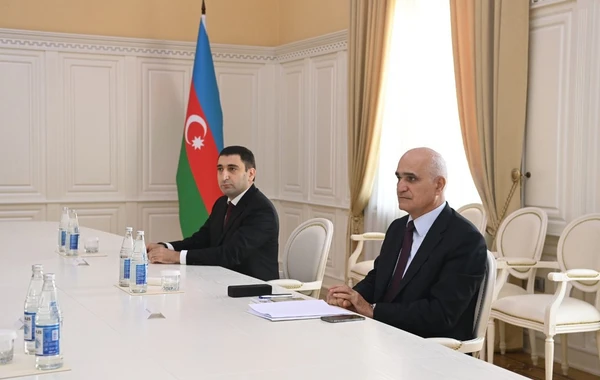 Şahin Mustafayev İranın Azərbaycandakı səfiri ilə görüşüb - FOTO