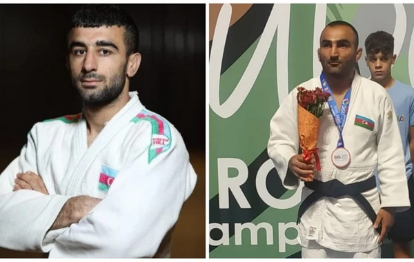 Azərbaycanın iki paracüdoçusu Avropa çempionatının medalını qazandı