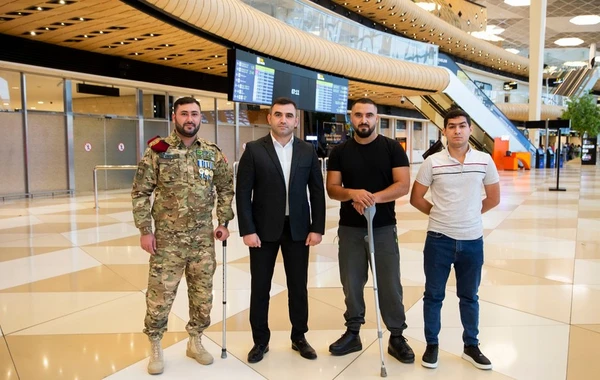 Daha 3 qazi müalicə məqsədi ilə Türkiyəyə göndərilib - FOTO