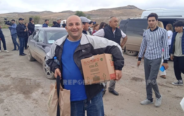 Ağalı kəndinə köçürülən sakinlər yeni evlərinə yerləşdirilib - FOTO