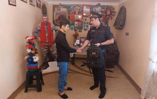 Daşkəsəndə şəhid və aztəminatlı ailələrin övladları ilə görüş olub - FOTO