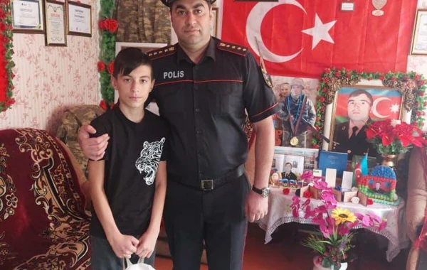Daşkəsəndə şəhid və aztəminatlı ailələrin övladları ilə görüş olub - FOTO