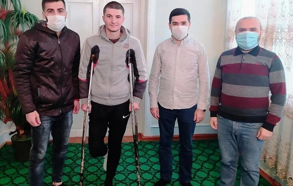 Vətən müharibəsi qazisinə “Kəpəz”də iş verildi - FOTO