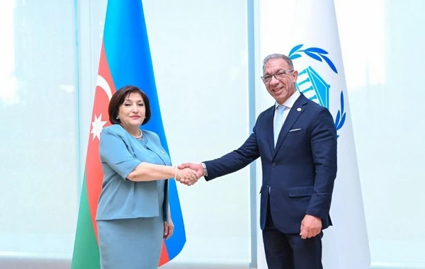 Sahibə Qafarova Daşkənddə Parlamentlərarası İttifaqın prezidenti ilə görüşüb - FOTO