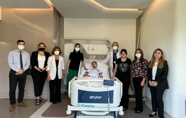 Ombudsman Türkiyədə müalicə alan qazilərə baş çəkib - FOTO