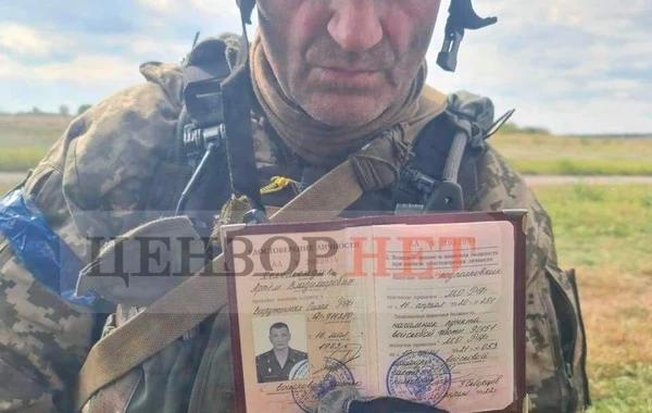 Rusiya ordusunun polkovnik-leytenantı Ukrayna hərbçilərinə əsir düşüb - FOTO