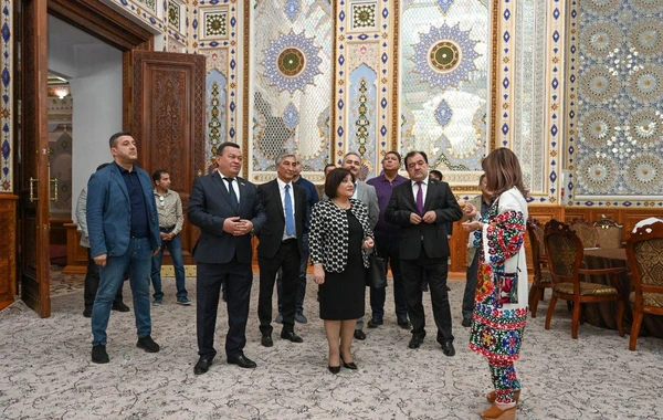Milli Məclisin nümayəndə heyəti Düşənbədə tarixi-mədəni yerlərlə tanış olub - FOTO