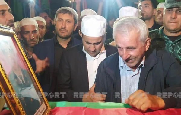 Sərhəd Qoşunlarının şəhid hərbi qulluqçusu Qəbələdə dəfn edilib - FOTO