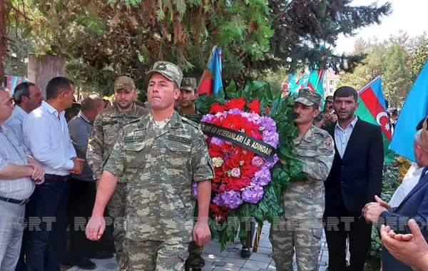 XTQ-nin şəhid giziri Kürdəmirdə dəfn edilib - FOTO