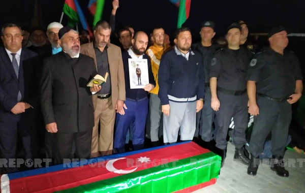 Şəhid Murad Rəsulov Şabranda dəfn edilib - FOTO