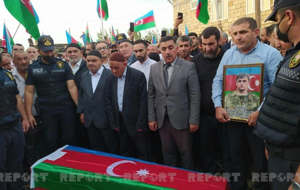 Şəhid İsmayıl Budaqlı Sabirabadda dəfn edilib - FOTO