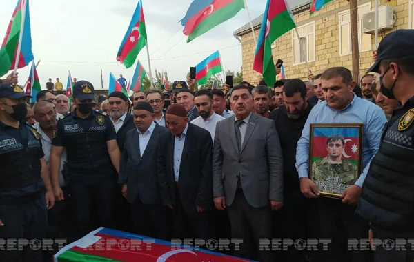 Şəhid İsmayıl Budaqlı Sabirabadda dəfn edilib - FOTO