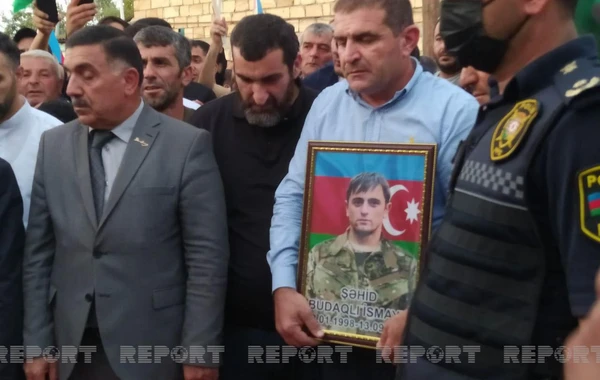 Şəhid İsmayıl Budaqlı Sabirabadda dəfn edilib - FOTO