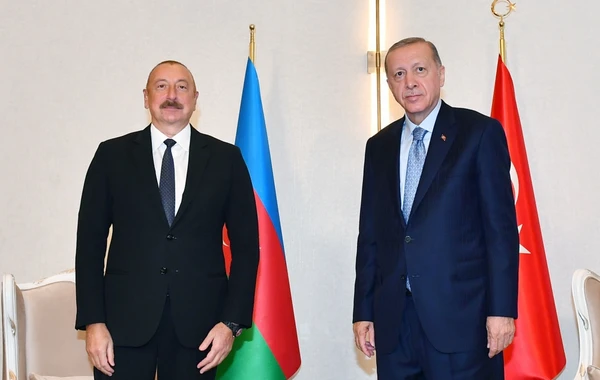 Səmərqənddə İlham Əliyev və Ərdoğan arasında görüş olub - FOTO - YENİLƏNİB