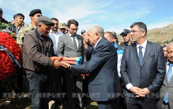 Şəhid Səddam Hüseynov Tovuzda torpağa tapşırılıb - FOTO