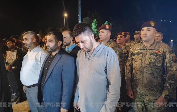 XTQ-nin şəhid leytenantı Sumqayıtda dəfn olunub - FOTO