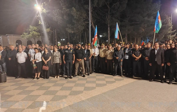 XTQ-nin şəhid leytenantı Sumqayıtda dəfn olunub - FOTO