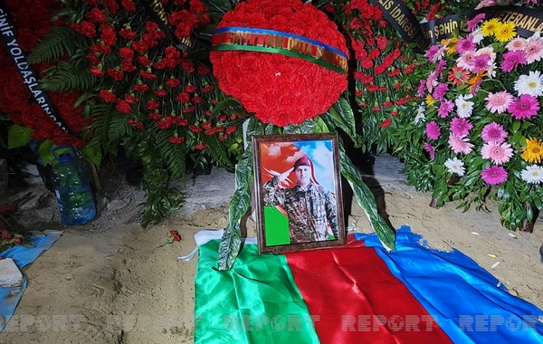 XTQ-nin şəhid leytenantı Sumqayıtda dəfn olunub - FOTO