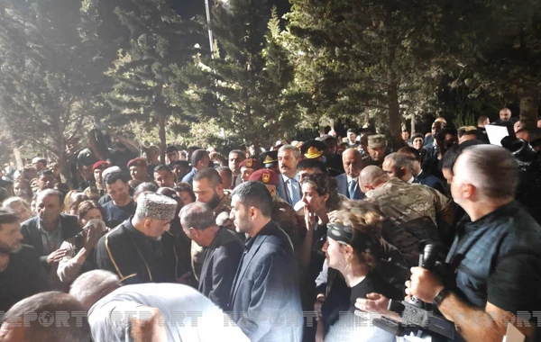 XTQ-nin şəhid leytenantı Sumqayıtda dəfn olunub - FOTO