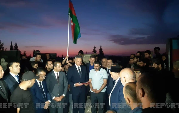 Biləsuvarda şəhid Zöhrab Kərimov dəfn edilib - FOTO