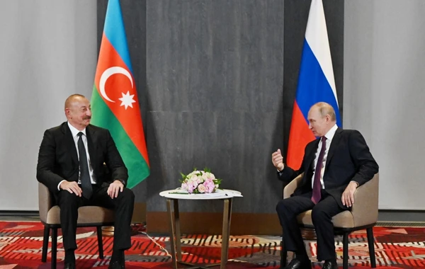 Səmərqənddə Azərbaycan və Rusiya prezidentlərinin görüşü olub - FOTO/VİDEO - YENİLƏNİB