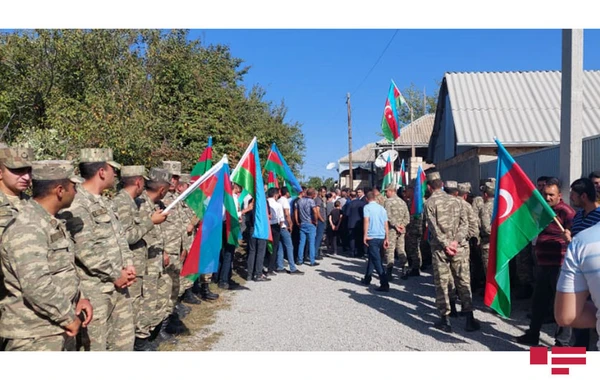 Şəhid Qurbanov Yusif Goranboyda dəfn edilib - FOTO