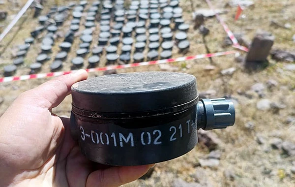 В Лачинском районе обнаружены мины, установленные армянскими ВС - ФОТО