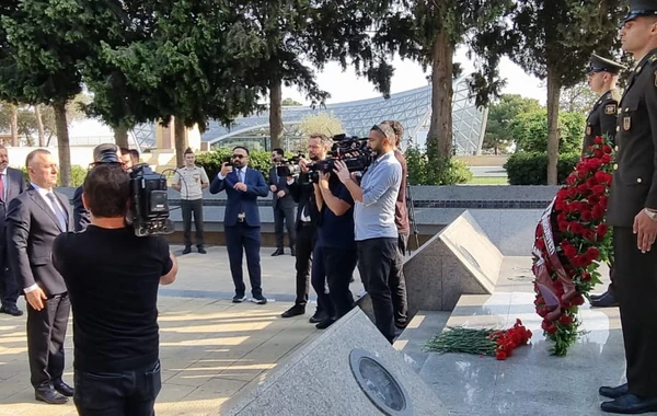 Türkiyənin səhiyyə naziri ölkəmizdə səfərdədir - FOTO