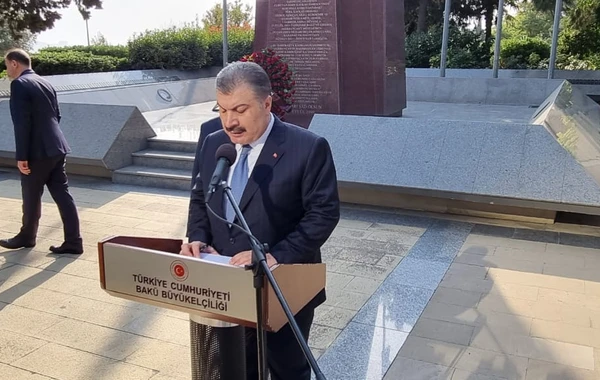Türkiyənin səhiyyə naziri ölkəmizdə səfərdədir - FOTO
