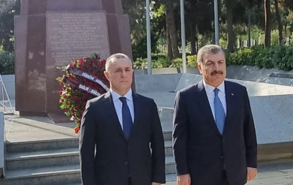 Türkiyənin səhiyyə naziri ölkəmizdə səfərdədir - FOTO