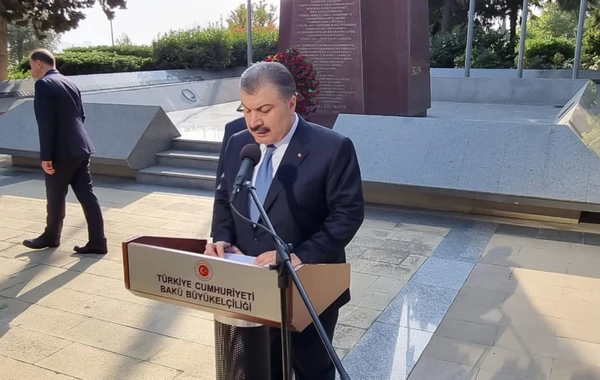 Türkiyənin səhiyyə naziri ölkəmizdə səfərdədir - FOTO