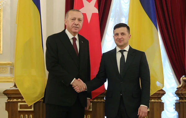 Zelenski Ərdoğana təşəkkür edib - FOTO