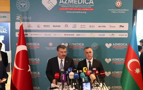 Bakıda “Azərbaycan-Türkiyə səhiyyə biznes forumu və sərgisi”nin açılış mərasimi keçirilib - FOTO