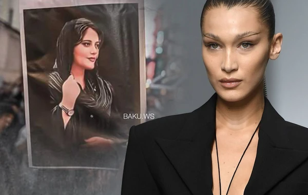 Bella Hadiddən Məhsa Əmininin ölümünə reaksiya: "Buna layiq deyildin" - FOTO