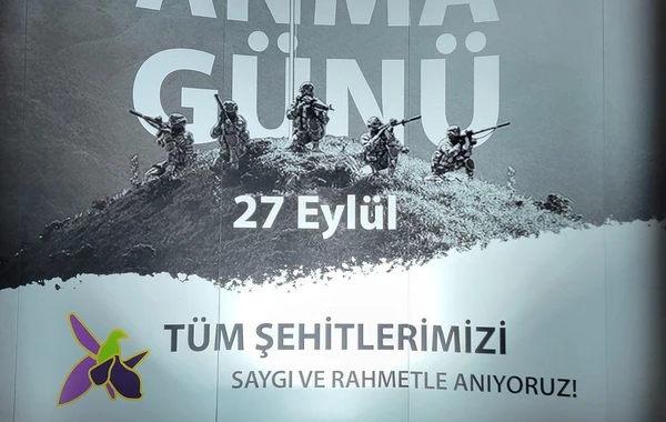 Türkiyənin İstanbul şəhərində Vətən müharibəsi şəhidləri anılıb - FOTO