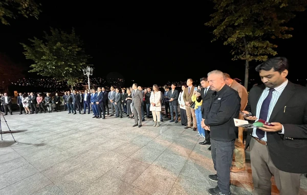 Türkiyənin İstanbul şəhərində Vətən müharibəsi şəhidləri anılıb - FOTO
