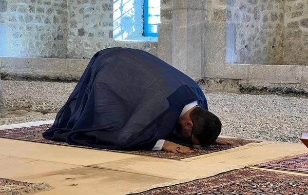 Şuşada şəhidlərin xatirəsinə namaz qılındı - FOTO