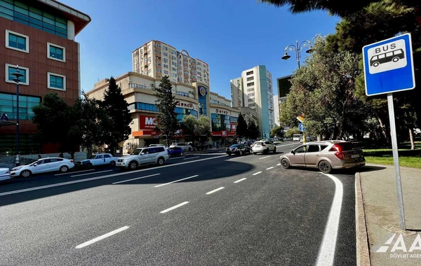 На одном из центральных проспектов Баку завершен ремонт - ВИДЕО