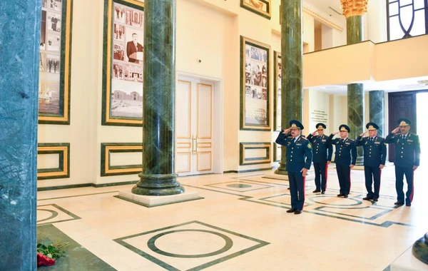 DSX sədri “Dəmir yumruq” abidə kompleksinin açılışını edib - FOTO