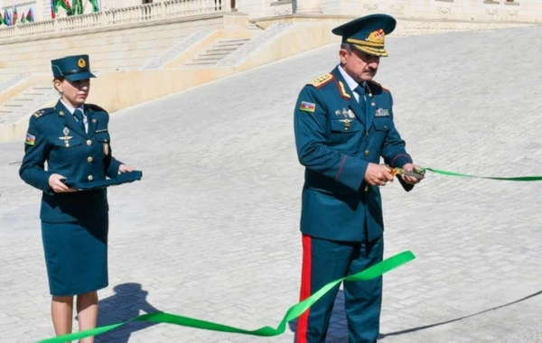 DSX sədri “Dəmir yumruq” abidə kompleksinin açılışını edib - FOTO